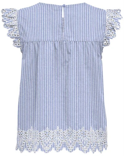 Only - ONLTulum Top - Blue Bonnet